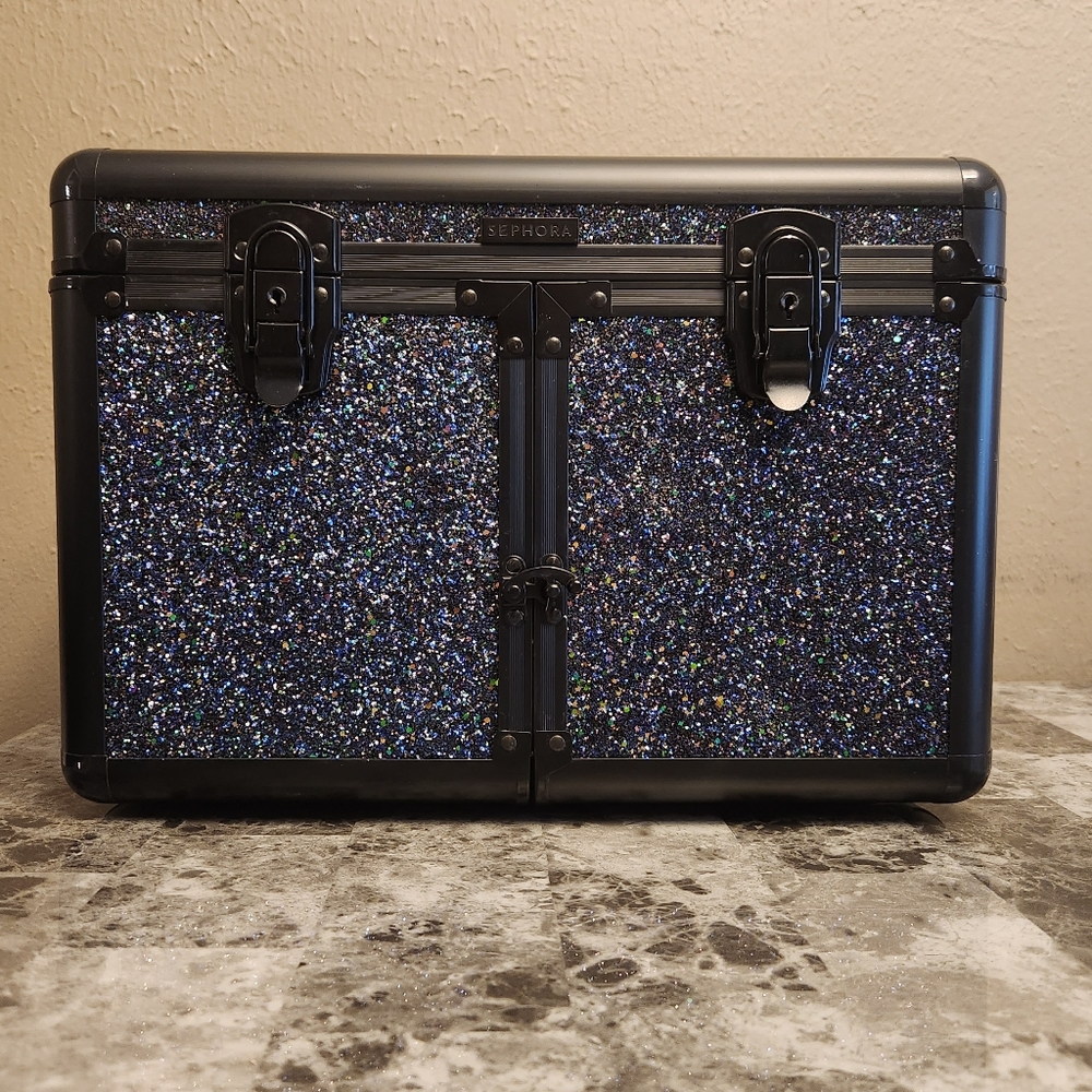 SEPHORA Dark Rainbow Collection Makeup Train Case